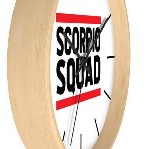 Scorpio Squad Wall clock